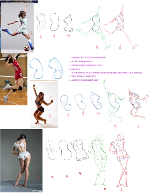 도형화 덩어리 그리드 흐름 형태 