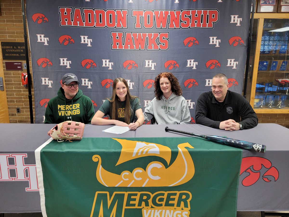 🥎 Huge congratulations to Jamie Kozarski on her commitment to play softball at Mercer County College! <a href="/MCCCAthletics/">MCCC Athletics</a> 🦅 Hawk Nation is so thankful for all the amazing memories you’ve created in soccer and softball. We can’t wait to cheer you on as a Viking! 🥎 #HawkNation