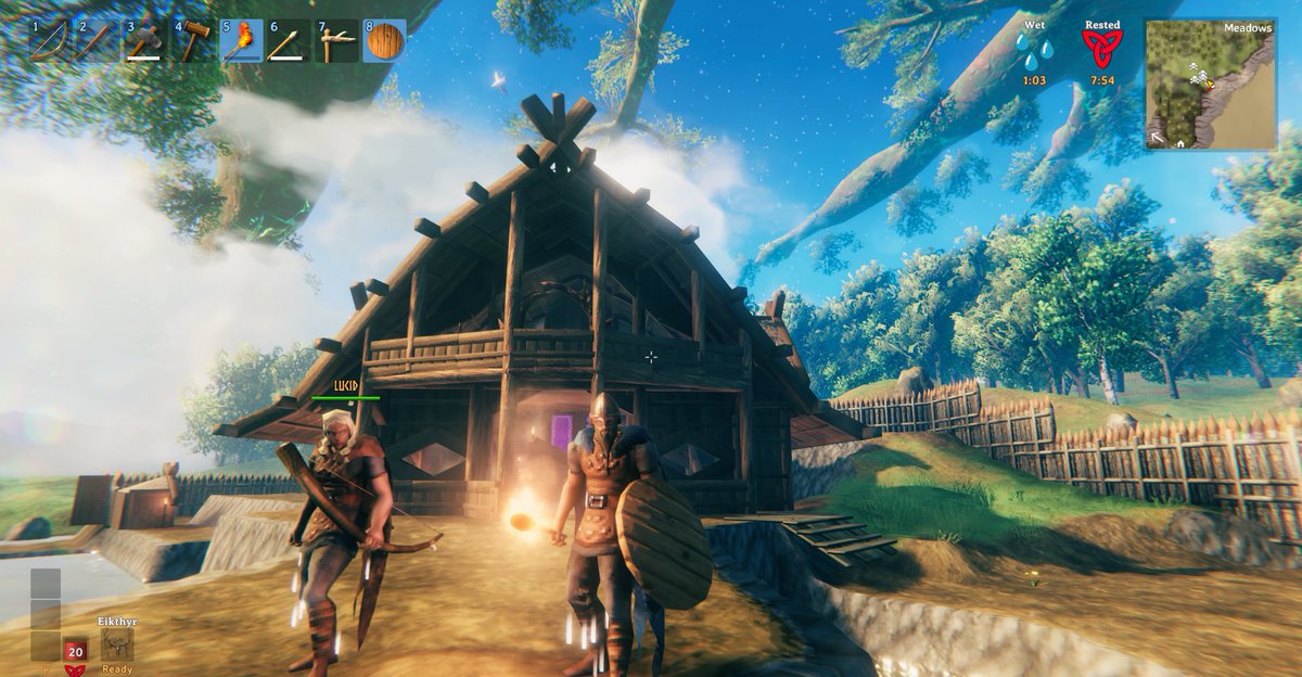 A snap of the build <a href="/LucidiousLIVE/">LucidiousLIVE</a> was working on while i was in the forest grinding Trolls. 

A Home Fit For A Viking