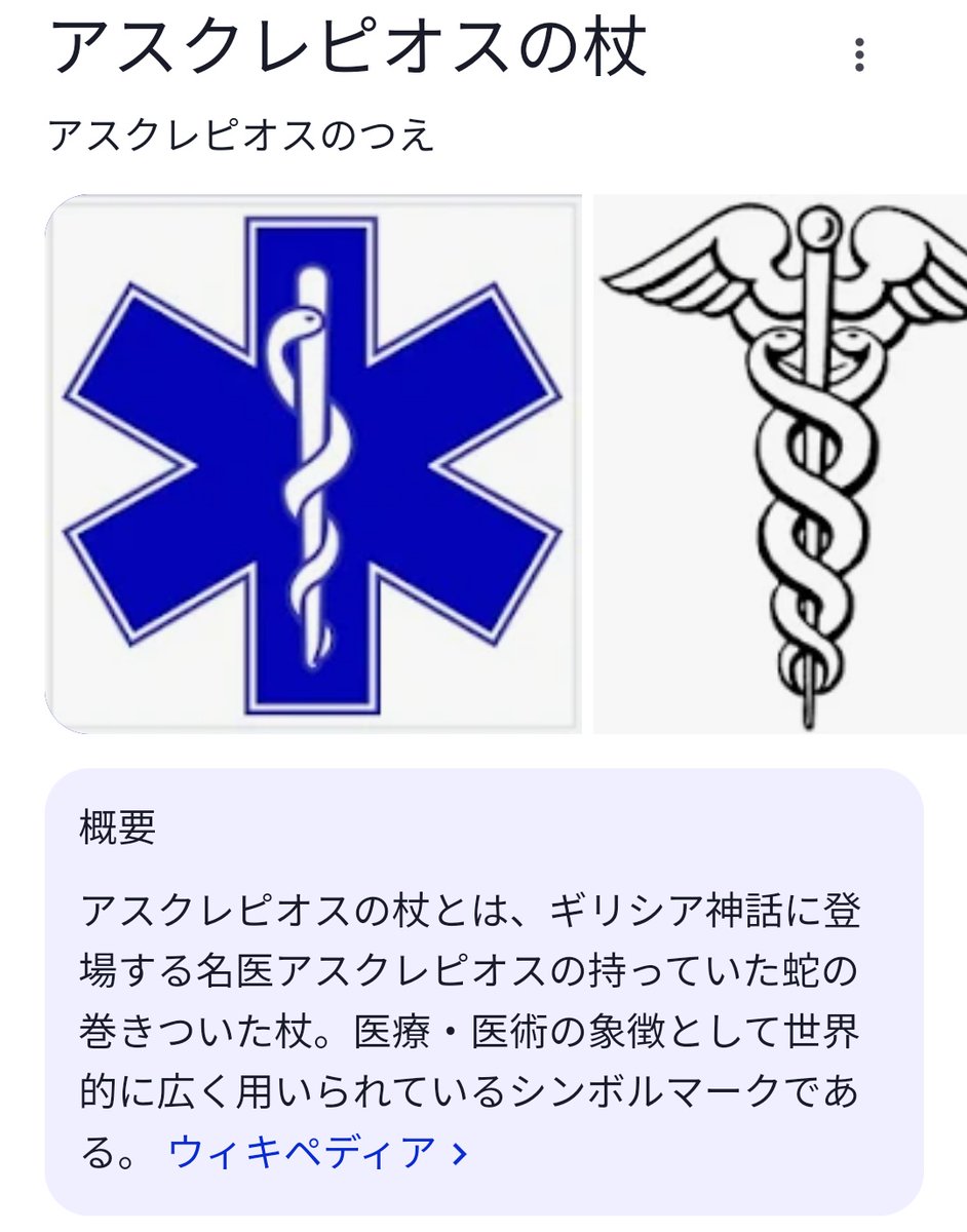 「歩行のリハビリに杖が欲しいと言われて検索してたらサジェストに「医療 杖 蛇」が出」|ホクデンのイラスト
