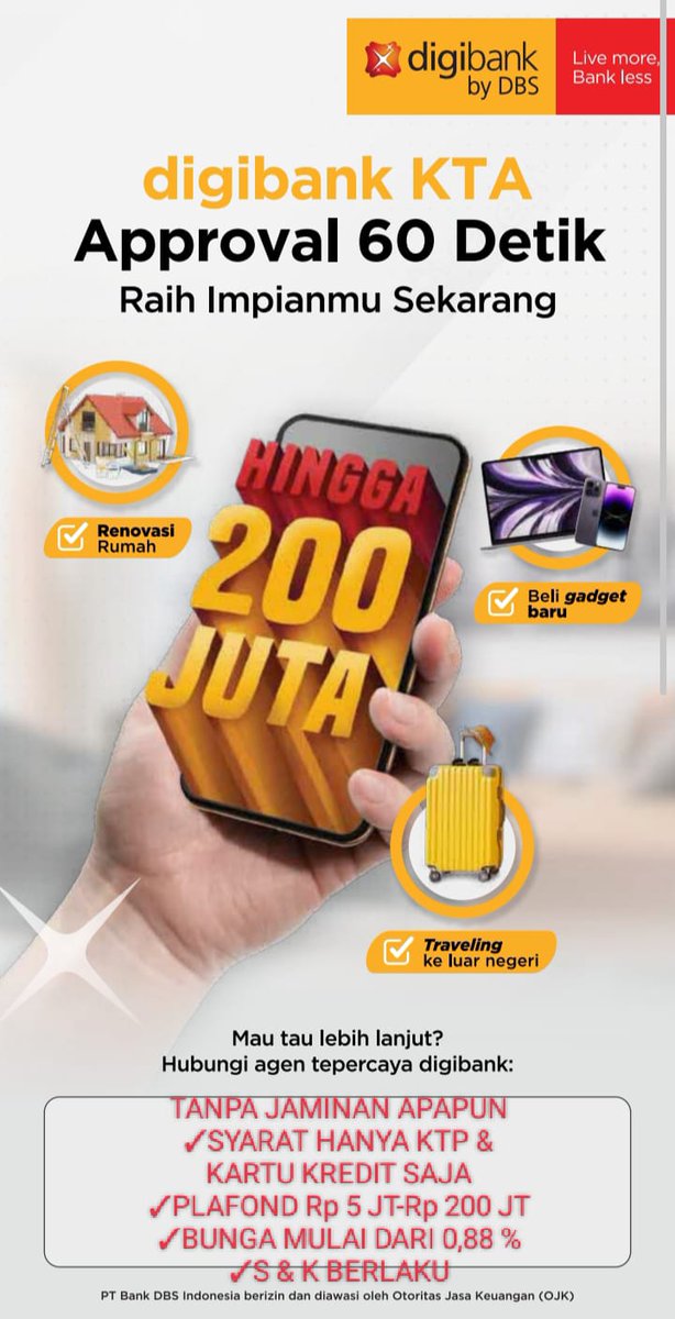 yang butuh dana urgent cepet cair aman resmi yuk sini aku bantu ajuin kta dari bank dbs. yang mau infonya boleh comment manti aku dm. <3 #zonauang