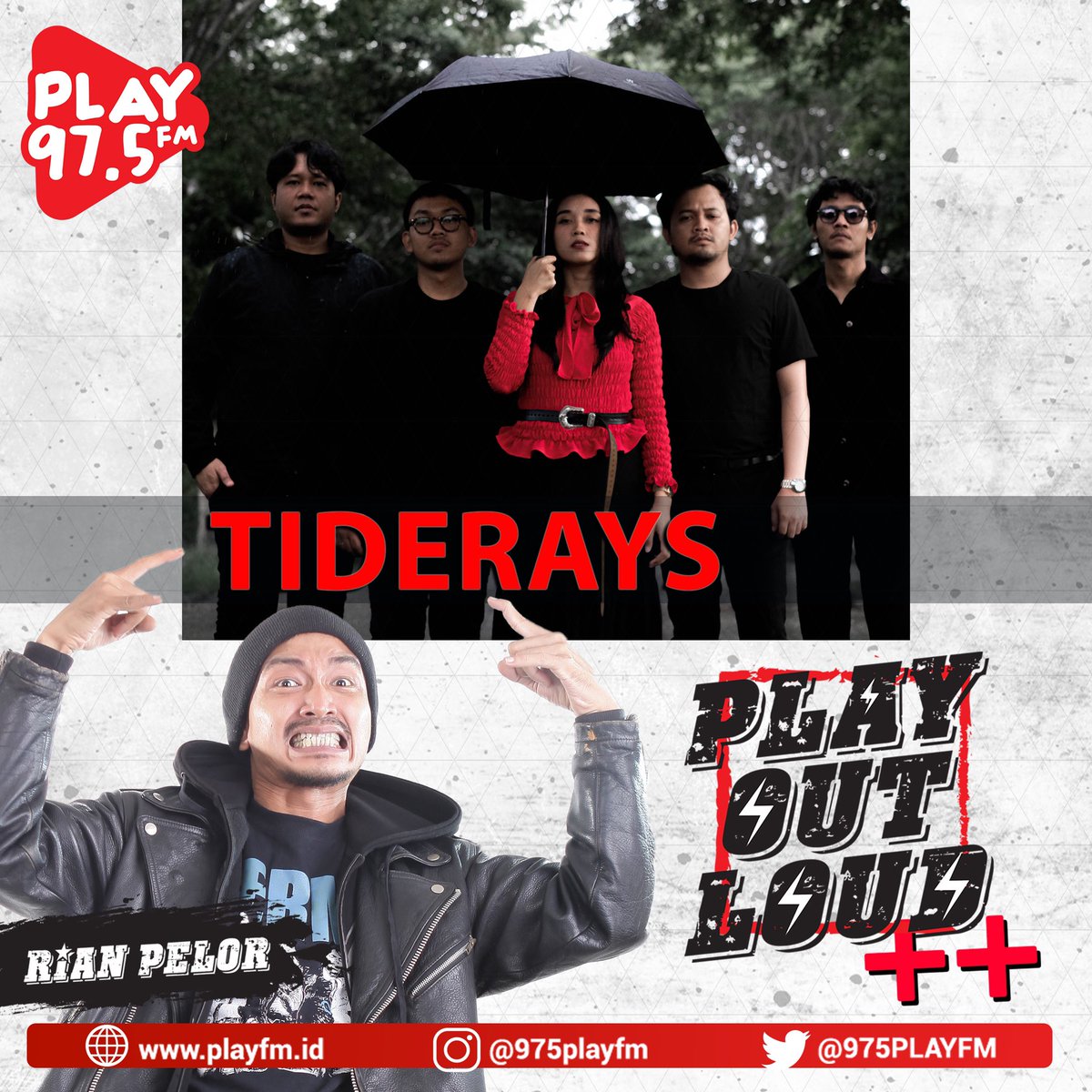 Players, jangan lewatkan PLAY OUT LOUD ++ Live Instagram on <a href="/975PLAYFM/">975PLAYFM PALEMBANG</a> jam 8 malam ini, <a href="/pelorrian/">Farid Amriansyah</a> bakalan ngobrol bersama <a href="/tiderays401/">Tiderays</a> di Instagram live <a href="/975PLAYFM/">975PLAYFM PALEMBANG</a> 

link: instagram.com/975playfm
#975playfmpalembang #playoutloud #Tiderays