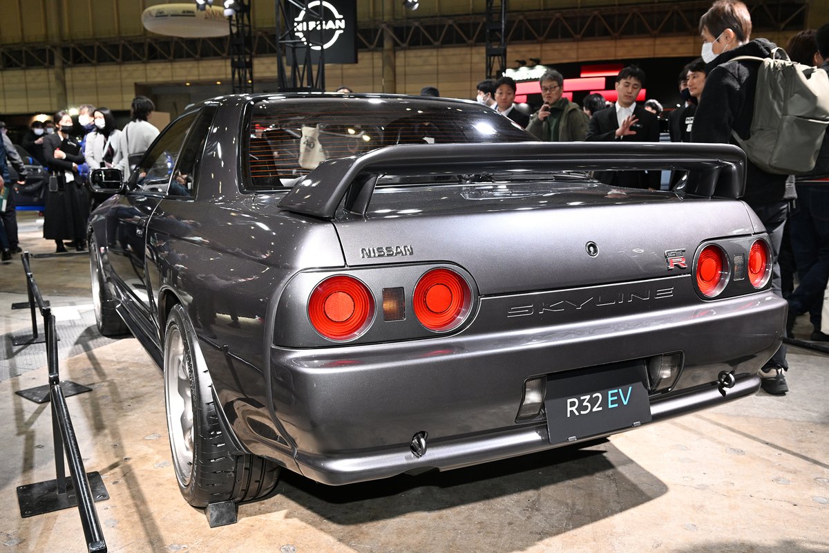 responsejp's tweet photo. 伝説の日産「R32 GT-R」がEVに！「市販化なし」もSNSファンの反応は？…東京オートサロン2025
https://t.co/TPkl1ZVEx8

#新型車 #日産 #スカイライン #東京オートサロン2025 https://t.co/IzxLMVySuf