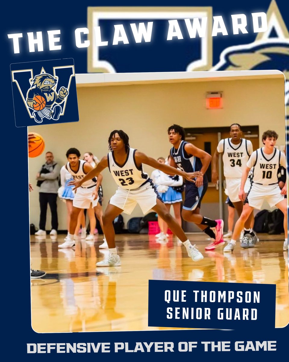 Big win tonight on the road at Rogers! Great team effort on both ends of the floor! Wolverines move to 12-4 on the year and 3-0 in conference play. #theWESTway