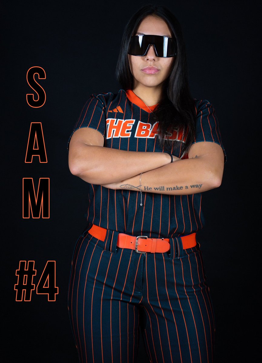 utpb_softball's tweet photo. 🥎T - 16 days 🥎.                                                                     
A senior, SAM ROD #4 from El Paso, TX 🌵
1. Hidden talent: can paint really well 🎨
2. spirit animal: HORSE 🐴 
3. Dream job: own a thrift store 🛍️ 
4. Superpower of your choice: mind reading https://t.co/4K64A2K5la