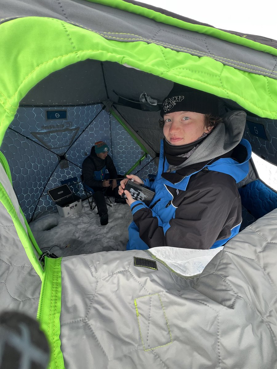 What a way to end Christmas break. We made good on a bucket list goal that we set 3 years ago to ice fish Otter Tail County. Now, it’s time for him to continue being laser focused on school &amp; baseball as he makes the push toward early March and his first spring season at M State.