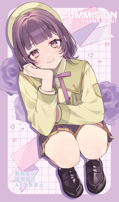 お顔かわいく描けました〜!リクエストありがとうございました!! #Skeb 