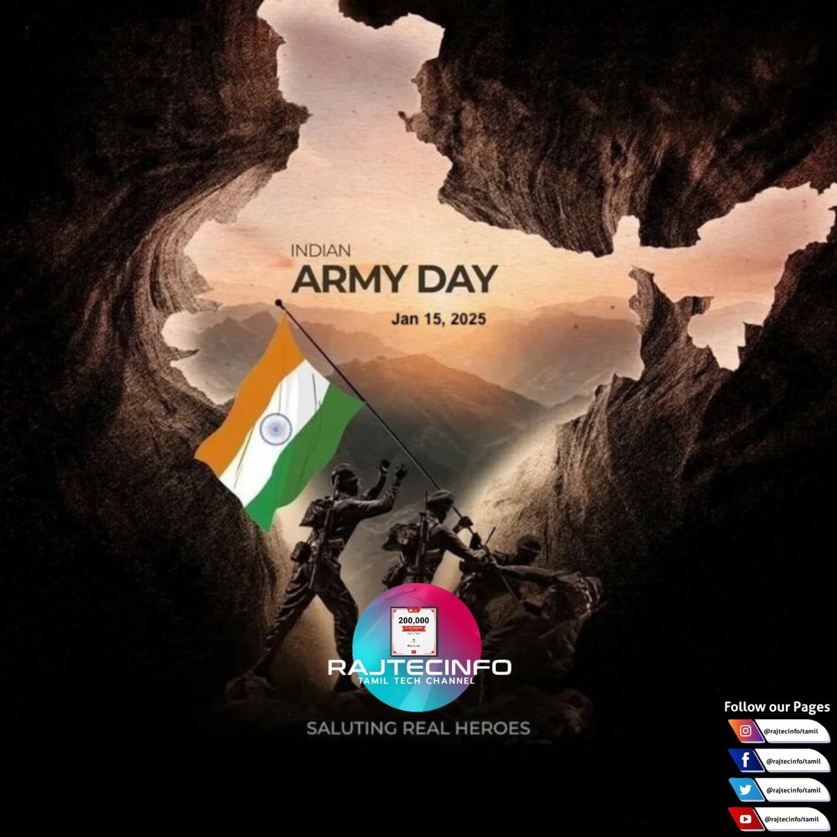 Rajtecinfo's tweet photo. #IndianArmyDay https://t.co/JSHaU2pdNV