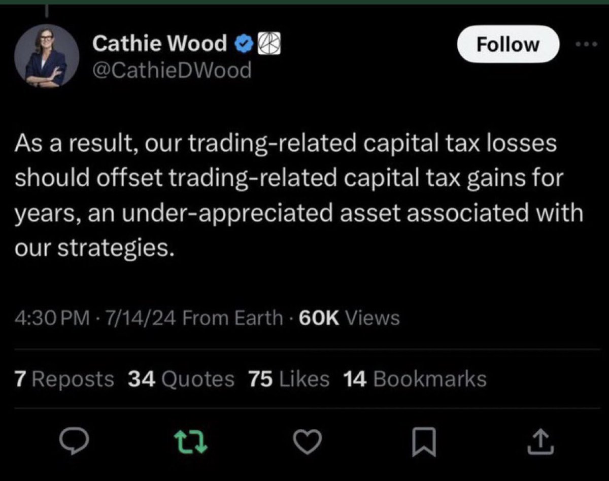 “We lost so much money we’ll never pay taxes again”

Incredible