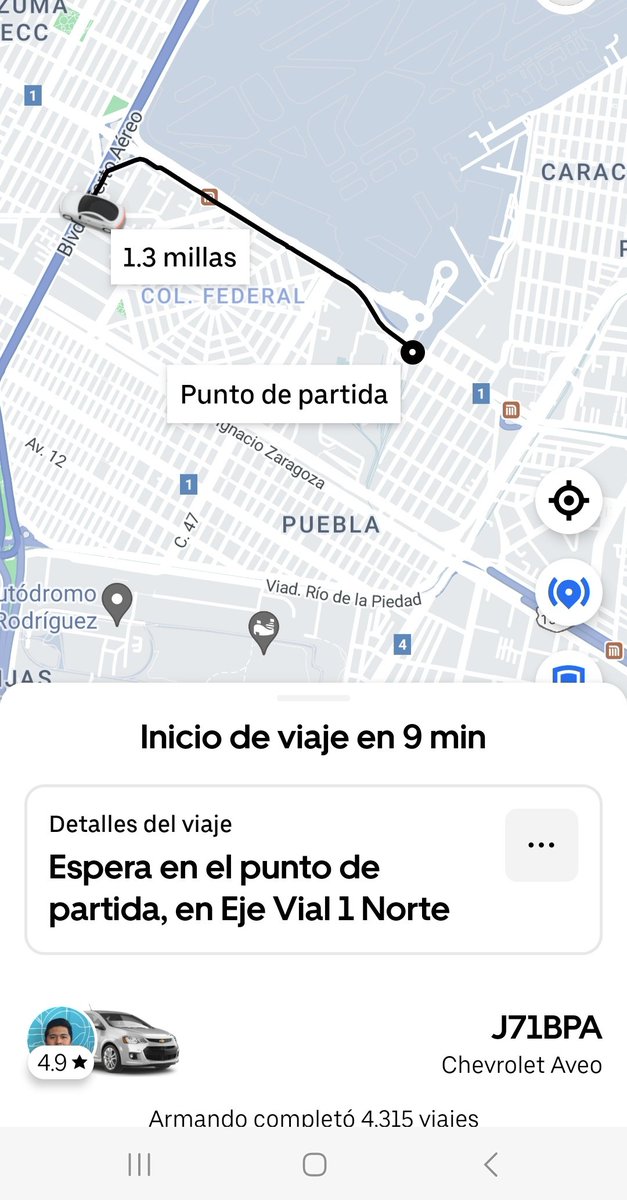 Limonee10's tweet photo. @Uber_MEX este conductor acepto viaje y ya tiene mas de media hora sin moverse, no se que buscan con esas acciones, son libres de elegir. Ya no respondio el Sr. https://t.co/1X3vJK79jd