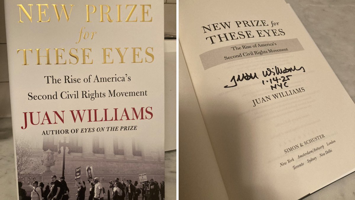 Congratulations to CSF Board Member <a href="/TheJuanWilliams/">Juan Williams</a> on the publication of his latest book, New Prize for These Eyes: The Rise of America's Second Civil Rights Movement. It was an honor to be present at his NYC book launch tonight.  #JuanWilliams #booklaunch