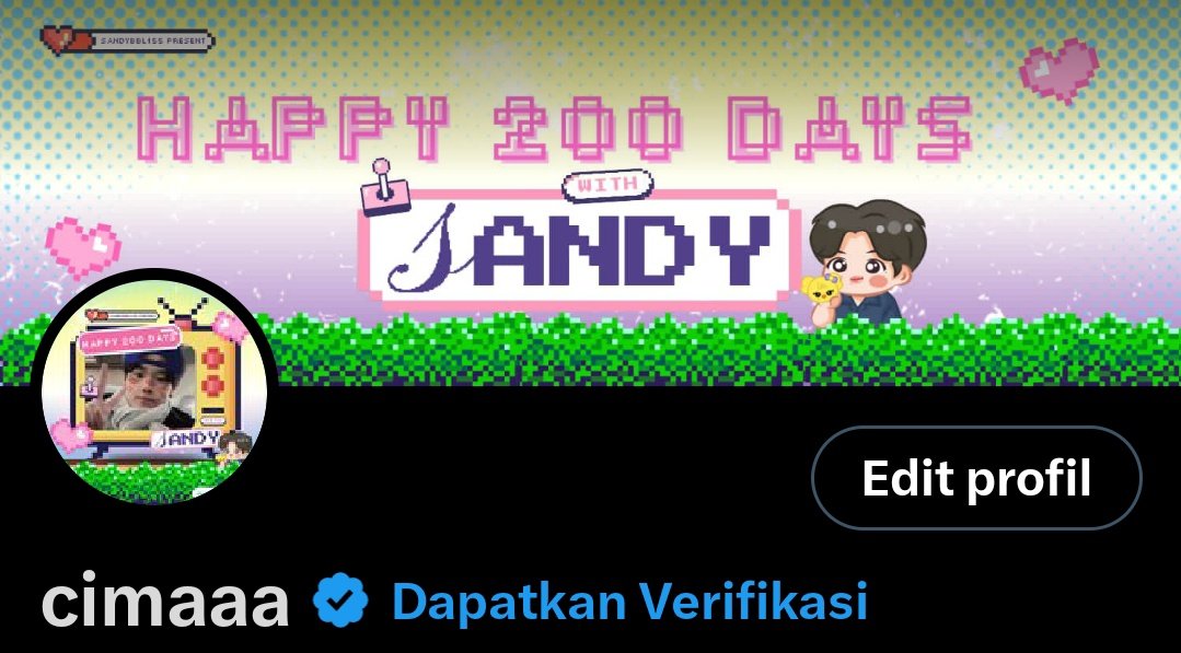 flawerisss_'s tweet photo. (semoga blm telat hehe)
Happy 200 days with Sandy guyss๐ฅณ๐ฅณ
Thank you sennn for everything, especially thank you for always appreciate Sandyours ๐ฅน๐ค
Let's grow together yawwโจ
#200DaysWithSandy #sandyourheart https://t.co/w8qW3yl4B4