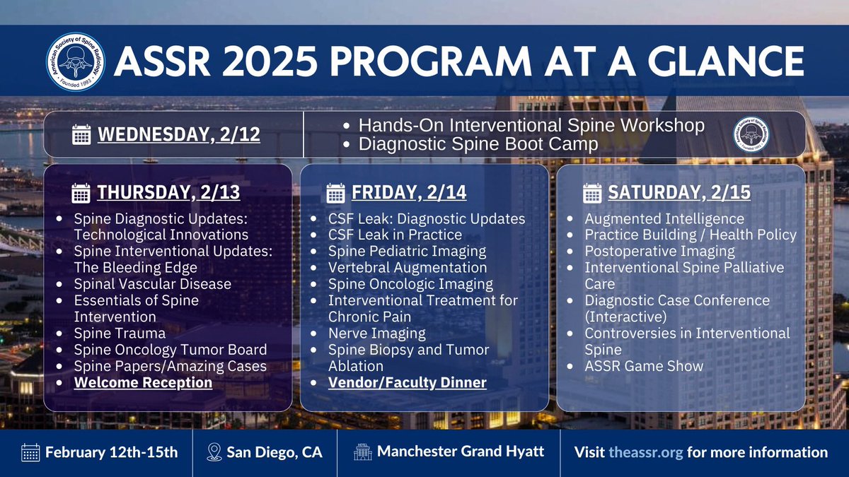 Still deciding about #ASSR25? Check out the schedule!