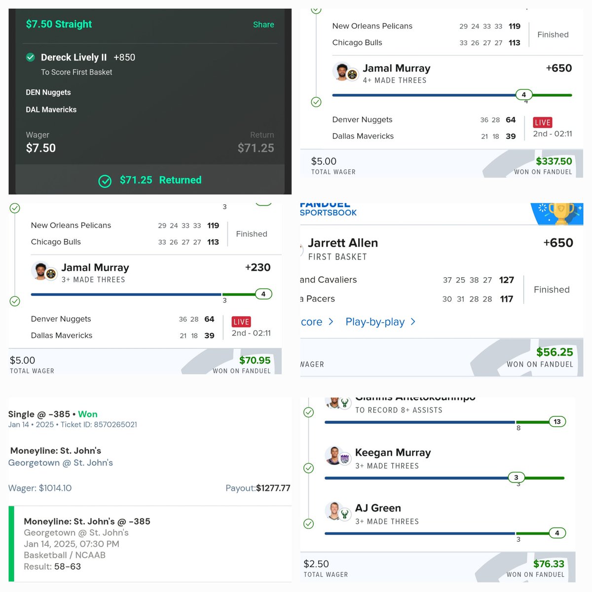 KevinVi52806067's tweet photo. BTB going crazy tonight, Joke, JFar, FBK, and also shout out to ROIGUY for the 26 unit win utilizing the DK bonus bet from last night 🔥 https://t.co/kX9w4k1RaK