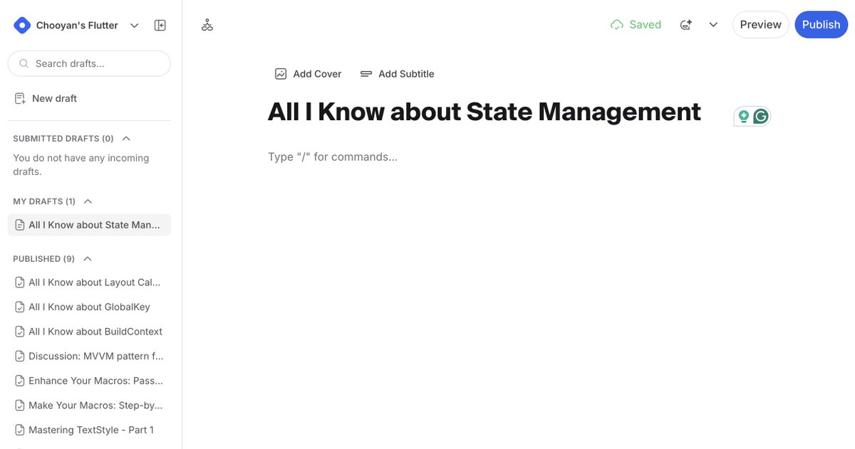 tsuyoshi_chujo's tweet image. I've just started writing another article on "All I Know about Something" series. #FlutterDev