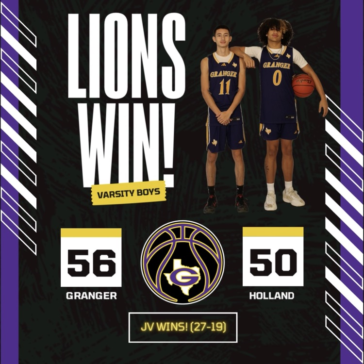 Boys HS Basketball gets the sweep in Holland! This win brings Varsity to a 4-1 District record! Isaac C. (20 pts), Kael J. (14 pts) &amp; Kye W. (10 pts) led your Lions in scoring vs the Hornets.