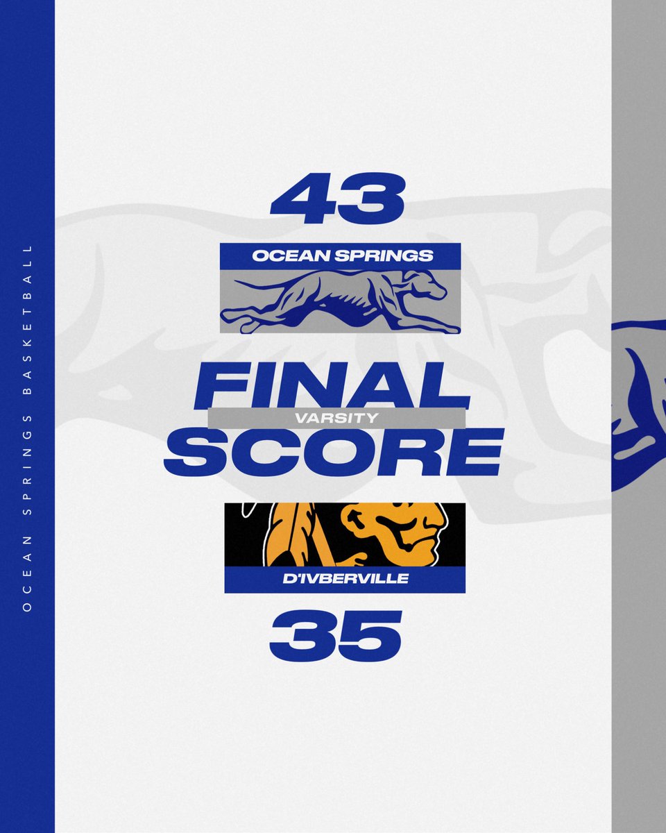 OceanSpringsBB's tweet image. Greyhounds run away with a win tonight on the road at D’Iberville. 

Also, want to recognize Maddox Noblitt for reaching the 1,000 point milestone. Congratulations Maddox!