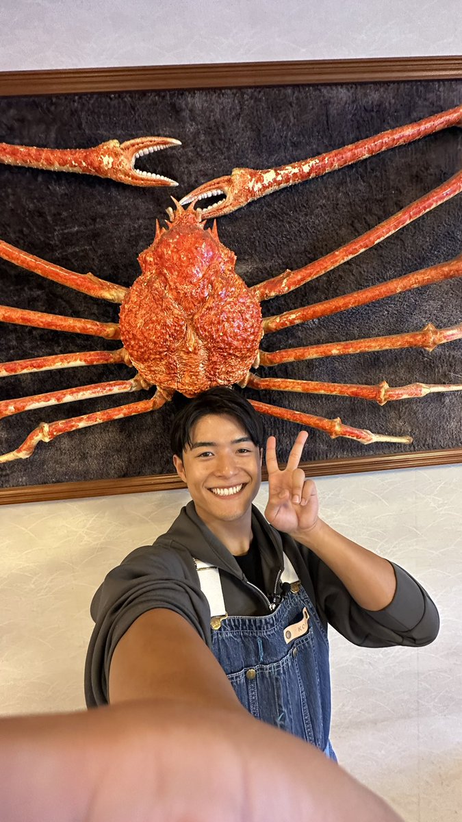 人生初のタカアシガニ🦀😍 あなたは、食べた事ある！？ 今日も旅する