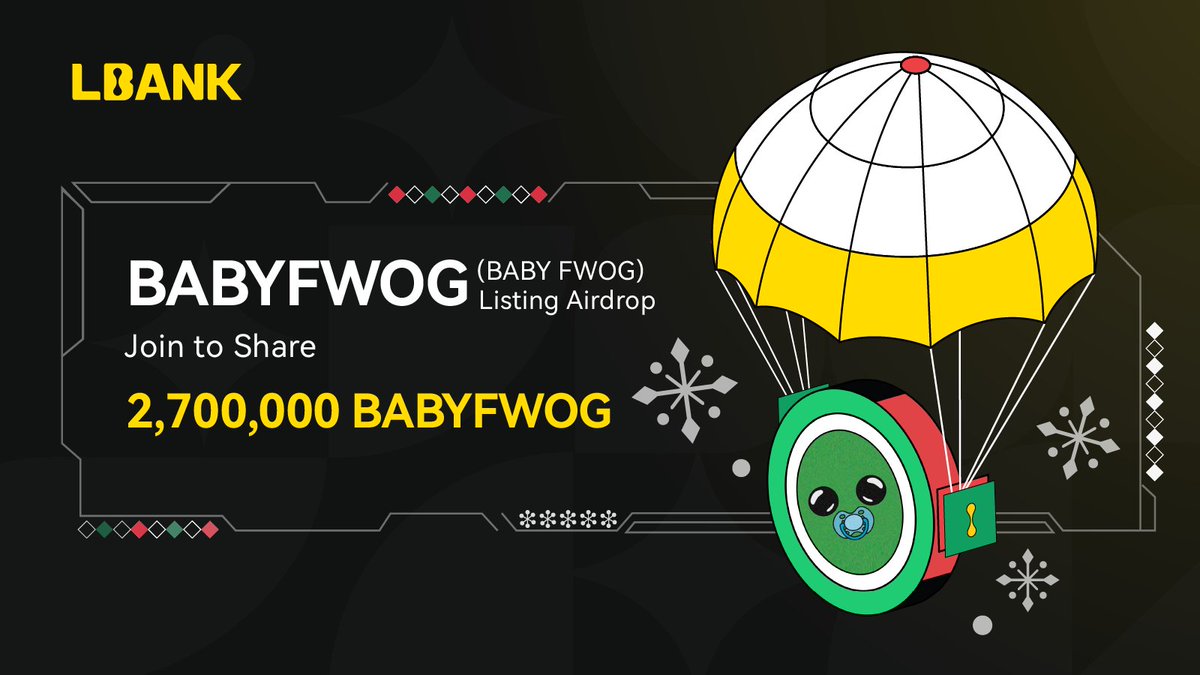 LBankUpdates's tweet photo. 🌈 $BABYFWOG (BABY FWOG) Listing Airdrop!

💰 Join to Share 2,700,000 BABYFWOG💰

⏰ Jan.15th, 07:00 (UTC) - Jan.16th, 07:00 (UTC)

🚀 Don't miss out! 🚀
 https://t.co/bFavKITk3m https://t.co/cYHwtKEw6s