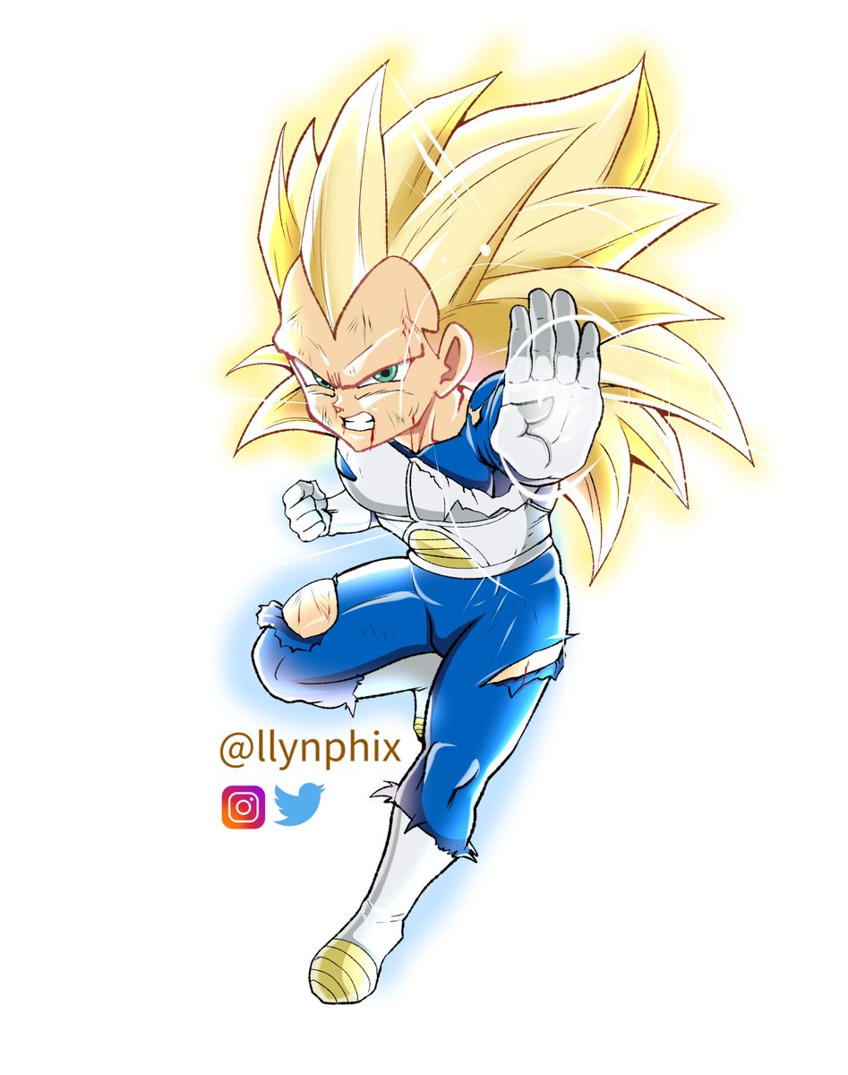 llynphix's tweet photo. Ssj3 Vegeta in action!

#art #anime #dbz #dragonballdaima #dbs https://t.co/cblbzN0dIg