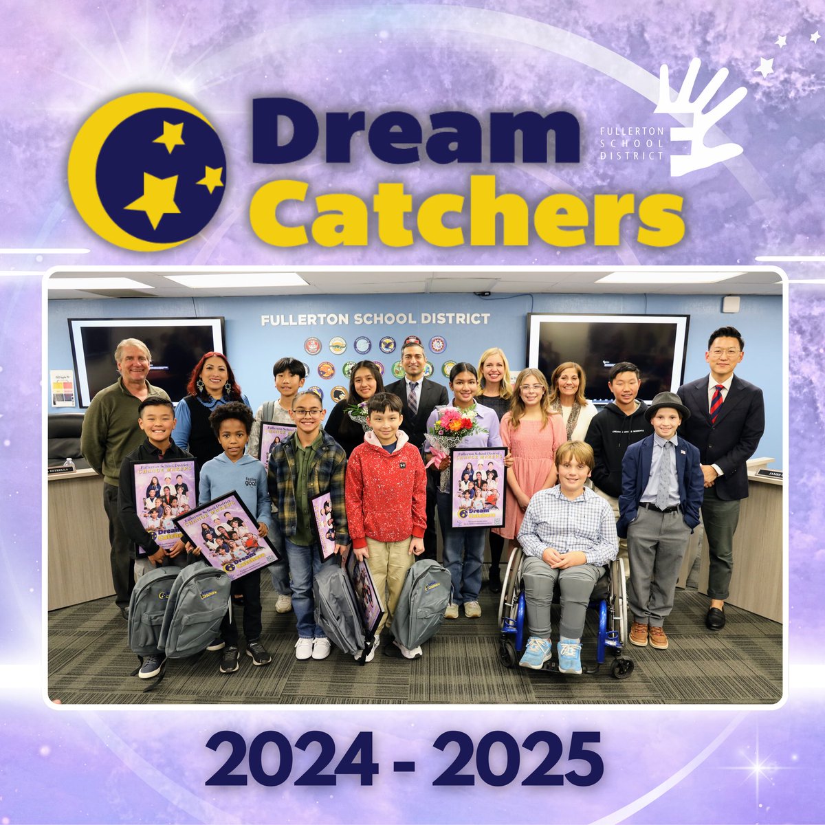Congrats to our inspiring, outstanding 24-25 Fullerton School District Dream Catchers! 🎊🌟 Learn more about these leaders and change makers at bit.ly/fullertondream…

#fsdlearns #fsdcelebrates #changemakers