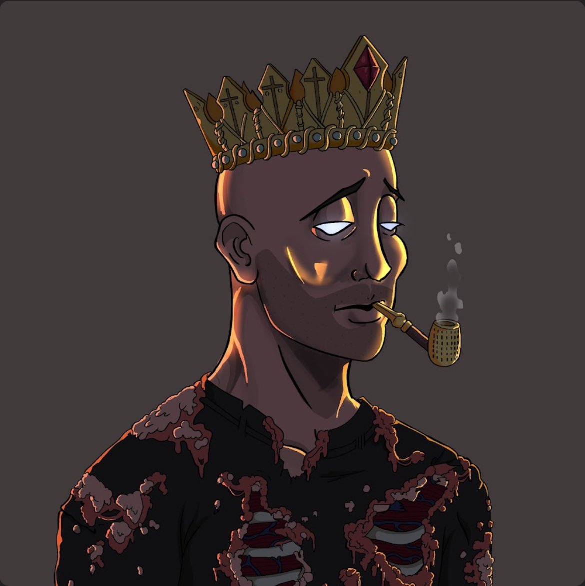 T0K3NSTR0K1N's tweet photo. @Grohtism @Undeadsg0d King smokin da peace pipe https://t.co/Vy55WG8bbZ