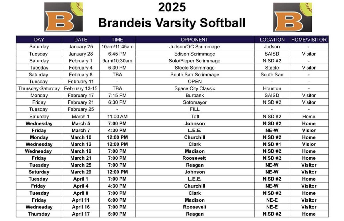 Lily Ramirez (@lilyramirez2027) on Twitter photo High school season is here!!! I can’t wait to see what this season brings.
<a href="/BrandeisSB/">Brandeis Softball</a>
<a href="/GrahmannMichael/">Michael Grahmann</a>
<a href="/HalataBrian/">Brian Halata</a>
@DeesHTX18U High school season is here!!! I can’t wait to see what this season brings.
<a href="/BrandeisSB/">Brandeis Softball</a>
<a href="/GrahmannMichael/">Michael Grahmann</a>
<a href="/HalataBrian/">Brian Halata</a>
@DeesHTX18U