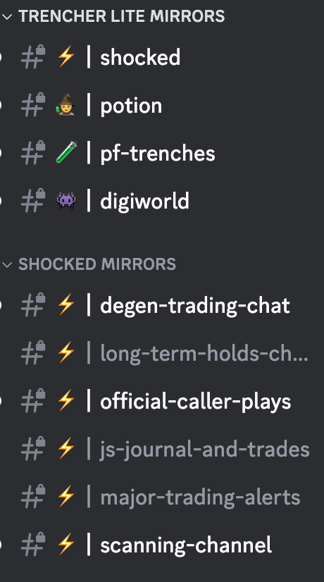InverseBluff's tweet photo. $98k coin that mirrors paid Discords ALL IN 1 PLACE. 

Full lifetime access for < $100!!

Monthly cost of mirrored Discords: $435
Shocked: $100
Potion: $150
DigiWorld: $185

Annualised: $5,220

$TRENCHER @TrencherAI_

96Uxbdxdjkra3b1aChXbt2g7RqFZxmcBE7Wx1tu1pump https://t.co/IeHVdm4mGh