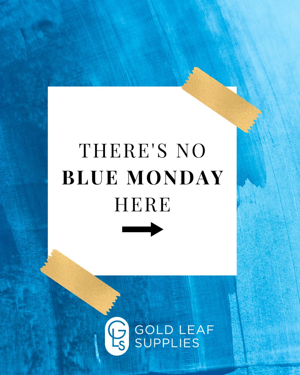 GoldLeafSupply's tweet photo. Feeling Blue this Monday? 💙

Don’t let the winter blues get you down! Instead, let’s embrace the colour of calm, creativity, and elegance with our stunning blue products perfect for adding a fresh touch to your next project 🎨

Shop now! ⬇️
https://t.co/jF1mRmsqpF https://t.co/Q4fcMcccMK