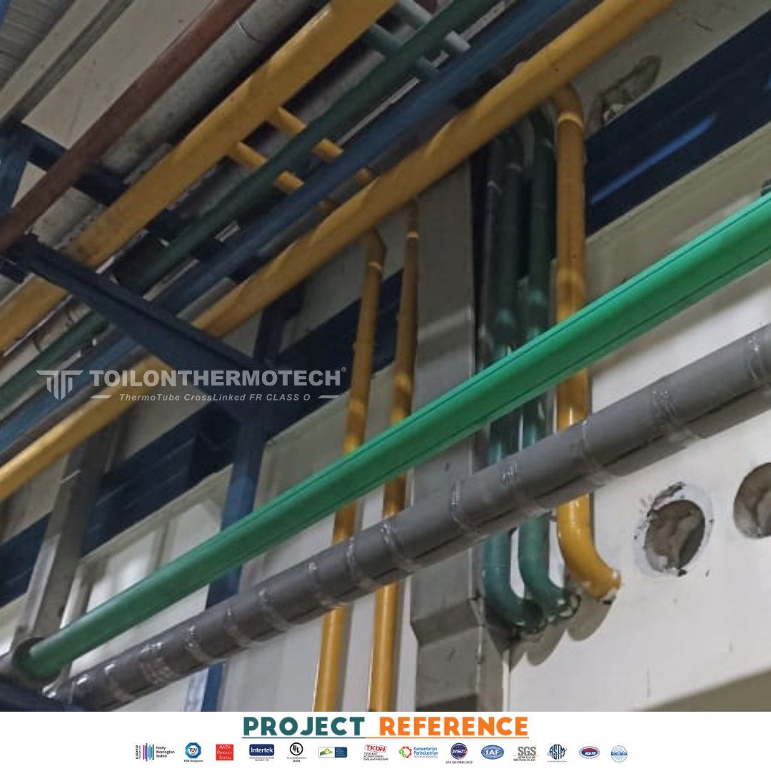 ThermotechIndo1's tweet photo. #ProjectReference
Project : Aqua Subang
Type : Toilon Thermotech Tube IXPE FR Class 0
Application : Pipe Insulation
Benefits of Using Toilon ThermoTube Insulation,
1️⃣The highest Fire Rating Class 0
2️⃣Strong With Anti Tear Aluminum
3️⃣Water Resistance Protect https://t.co/Icn6H5ZgTs