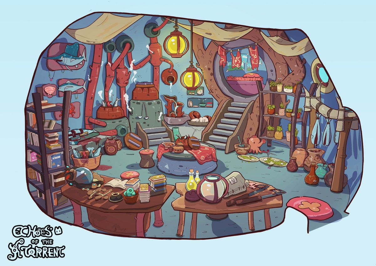 YueSolArts's tweet photo. #PortfolioDay  Hi agian! 
I'm a concept artist who loves to do worldbuilding! https://t.co/ZXfQdZx1aC
