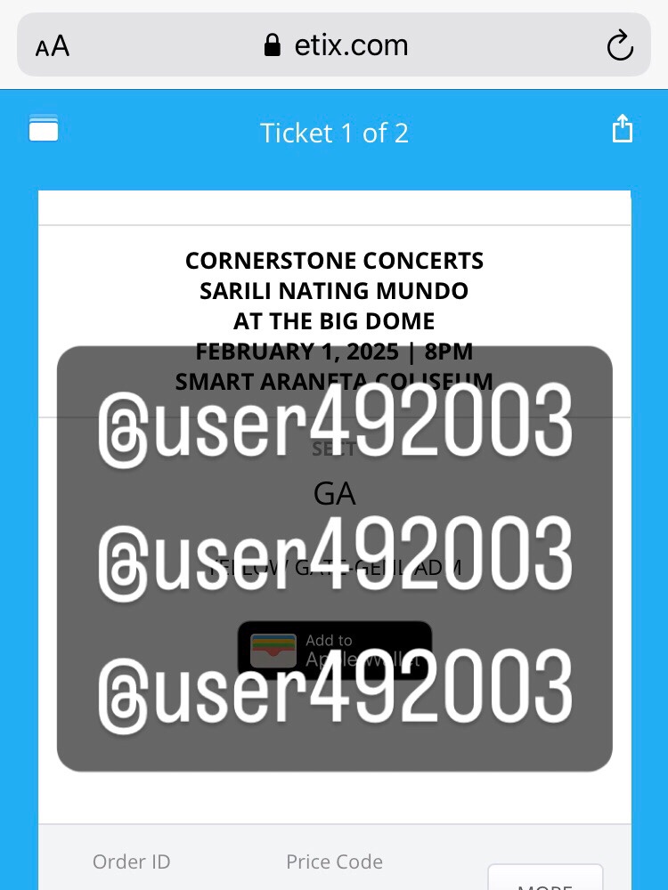 user492003's tweet photo. @luffymandoo hi! i have 2 tix po kaso GA po for Php 2,000 only no additional fees and for day 1 po.
rfs: graduating student na need iprioritize ang thesis, hindi po kaya ng sched https://t.co/Qa7XMLsvNZ
