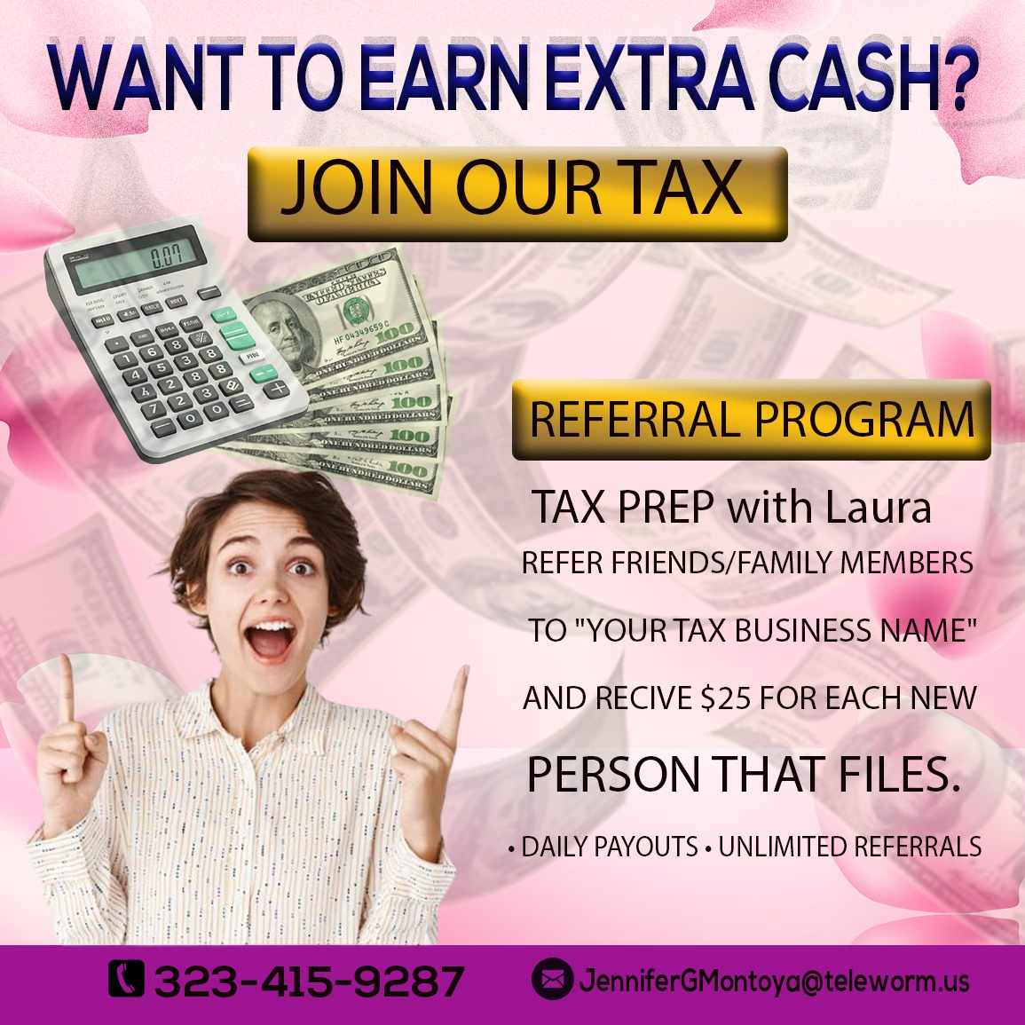 NanditaDesigner's tweet photo. I will design your Flyer from my own styles with your ideas and I don't use pre-made templates for my works.
#approved #credit #cars #florida #creditrepair #miami #money #f #tradelines #creditscore #houston #mortgage #finance #usedcars #cpn #horse #creditsweep #cash #checkstubs https://t.co/uI0YhBza5F