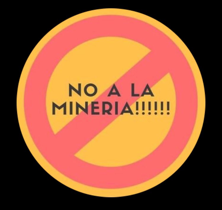 Agua que en enero no pagarás 
Envenenada para siempre tendrás 

#NoALaMinería