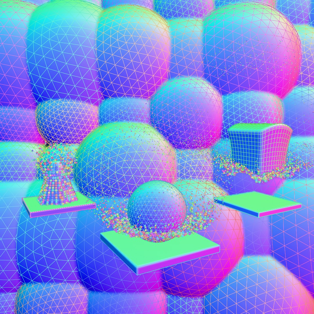 leafy_5's tweet photo. Day 1210- Swarm Shell Bounce
π§© Blender 4.3
π§© Cycles
#everydays #blender #blender3d #cyclesrender #b3d #3dillustration #3dgraphics #3danimation #loopinganimation #geometrynodes #proximitynode #swarm https://t.co/eGA7GfWTDe