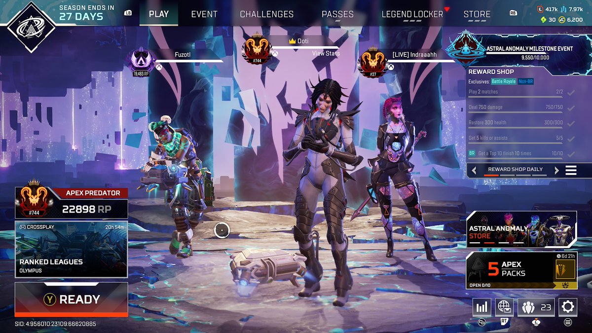 xursFA's tweet image. 3 days on console and already pred🫡