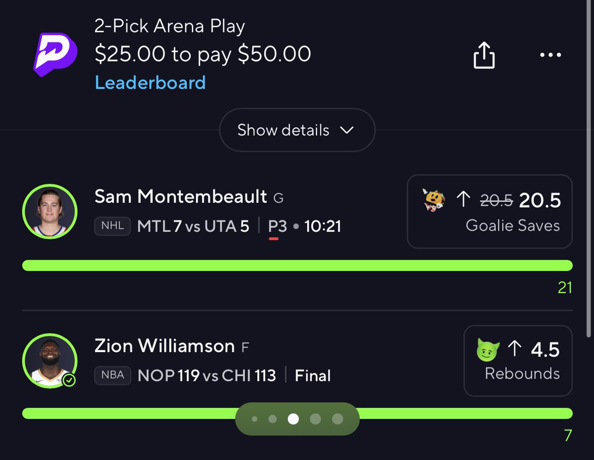 PotdPrizepicks's tweet photo. Sending $120 to 4 people who RT/LIKES💚

🧹SWEEP on FREE slips🧹✅
Posted 4 2 man for FREE on TWITTER (X) and we cashed all of them 4/4✅

🚨If you are not on VIP💯 JOIN with 25% OFF👇
https://t.co/lOTLQmuv9E

DONT MISS OUT on another 10x✅ tonight &amp; JOIN VIP💯 with the DISCOUNT https://t.co/DfSGhFYpmp