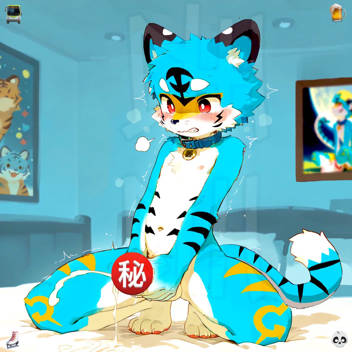 ⚠️r18🔞NSFW
呜，停，停不下来了
🎨:<a href="/jingtingwolf/">敬庭(原号被盗)</a> 

(🚫搬运，及使用)
