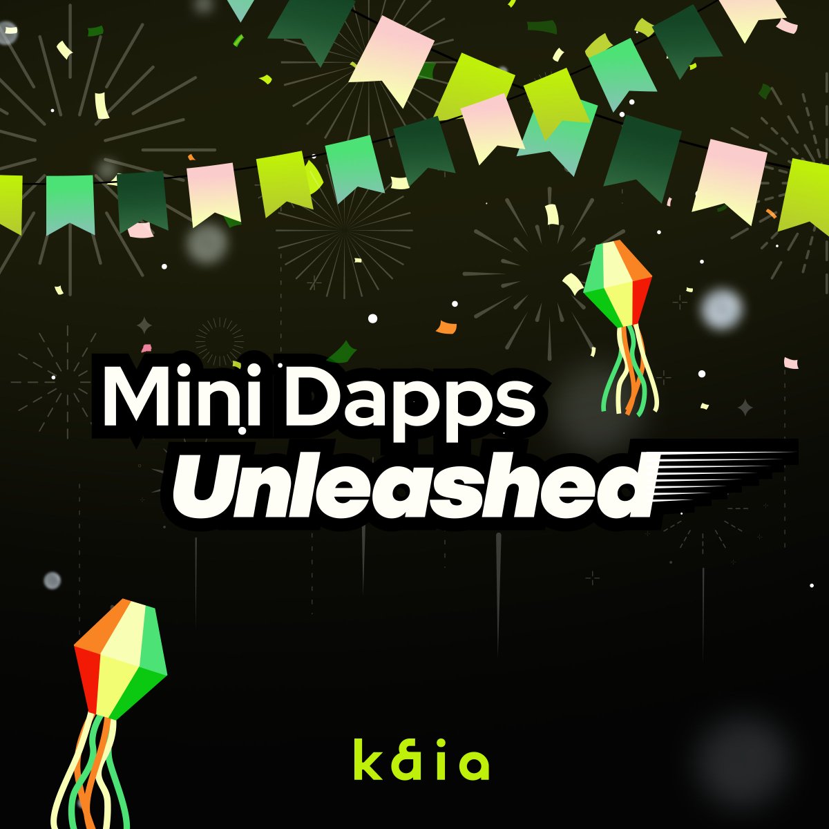 Introducing Mini Dapps Unleashed! 🎊

Be among the first adventurers to explore and earn rewards on Kaia's Galxe:
🪩 Follow <a href="/KaiaChain/">Kaia</a> &amp; <a href="/dapp_portal/">Dapp Portal</a>
🪩 Download the Kaia Wallet to power your experience on LINE's Dapp Portal
🪩 Claim a sweet bag of $KAIA

These are just the first