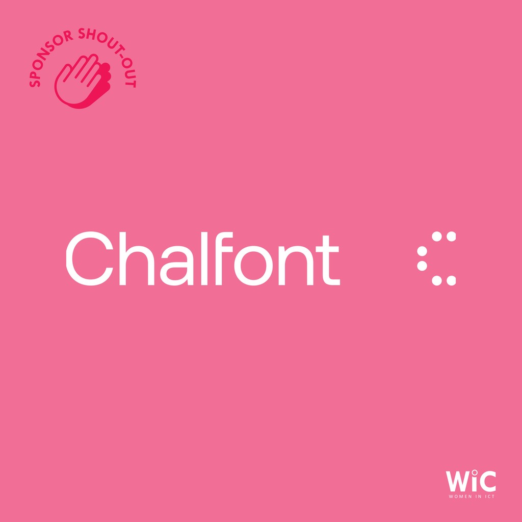 SPONSOR SHOUT-OUT 📣⁠

We are excited to announce our newest sponsor, Chalfont!⁠

A big thank you to Chalfont for joining us in championing diversity and empowering women in tech 👏