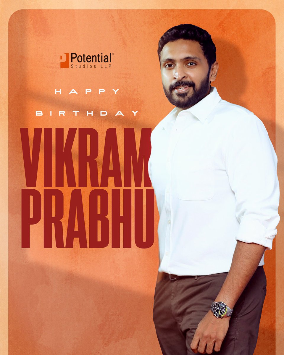 Potential Studios LLP (@potential_st) on Twitter photo Wishing a very Happy Birthday to the dashing & versatile actor <a href="/iamVikramPrabhu/">Vikram Prabhu</a> ✨💐
#HBDVikramPrabhu Wishing a very Happy Birthday to the dashing & versatile actor <a href="/iamVikramPrabhu/">Vikram Prabhu</a> ✨💐
#HBDVikramPrabhu