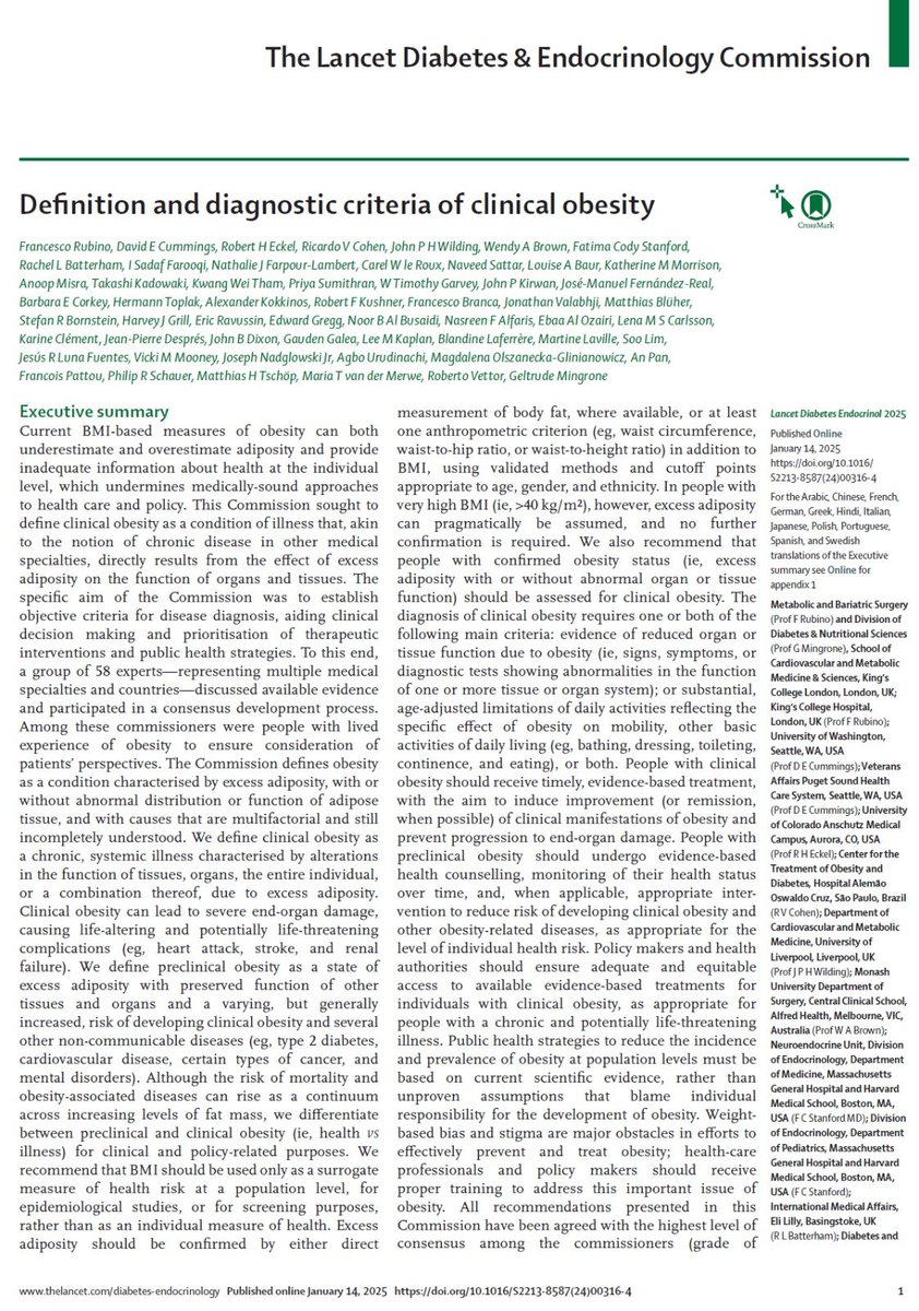 anoop misra (@docanoopmisra) on Twitter photo Change in #Obesity Guidelines as per <a href="/TheLancet/">The Lancet</a> Obesity Commission. I am a co-author of this paper. Change in #Obesity Guidelines as per <a href="/TheLancet/">The Lancet</a> Obesity Commission. I am a co-author of this paper.