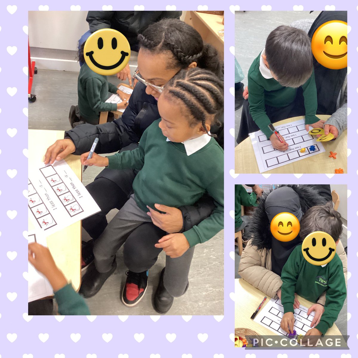 wyndclf's tweet photo. Reception children have invited their grown-ups into school for a Maths Inspire Workshop. The children have been learning about ‘one more than’ and ‘one less than’.
#Article28 #Article29 #Article31 #WPS #Leightrust #Reception #RR #Maths #InspireWorkshop https://t.co/3E5u8WCV5Y