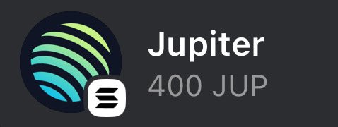 CryptoMafia420's tweet image. Giving away 400 $JUP to 4 random followers tomorrow 🎁

Drop your $SOL address, RT &amp;amp; follow 🔔

~ 24 hours ⏰