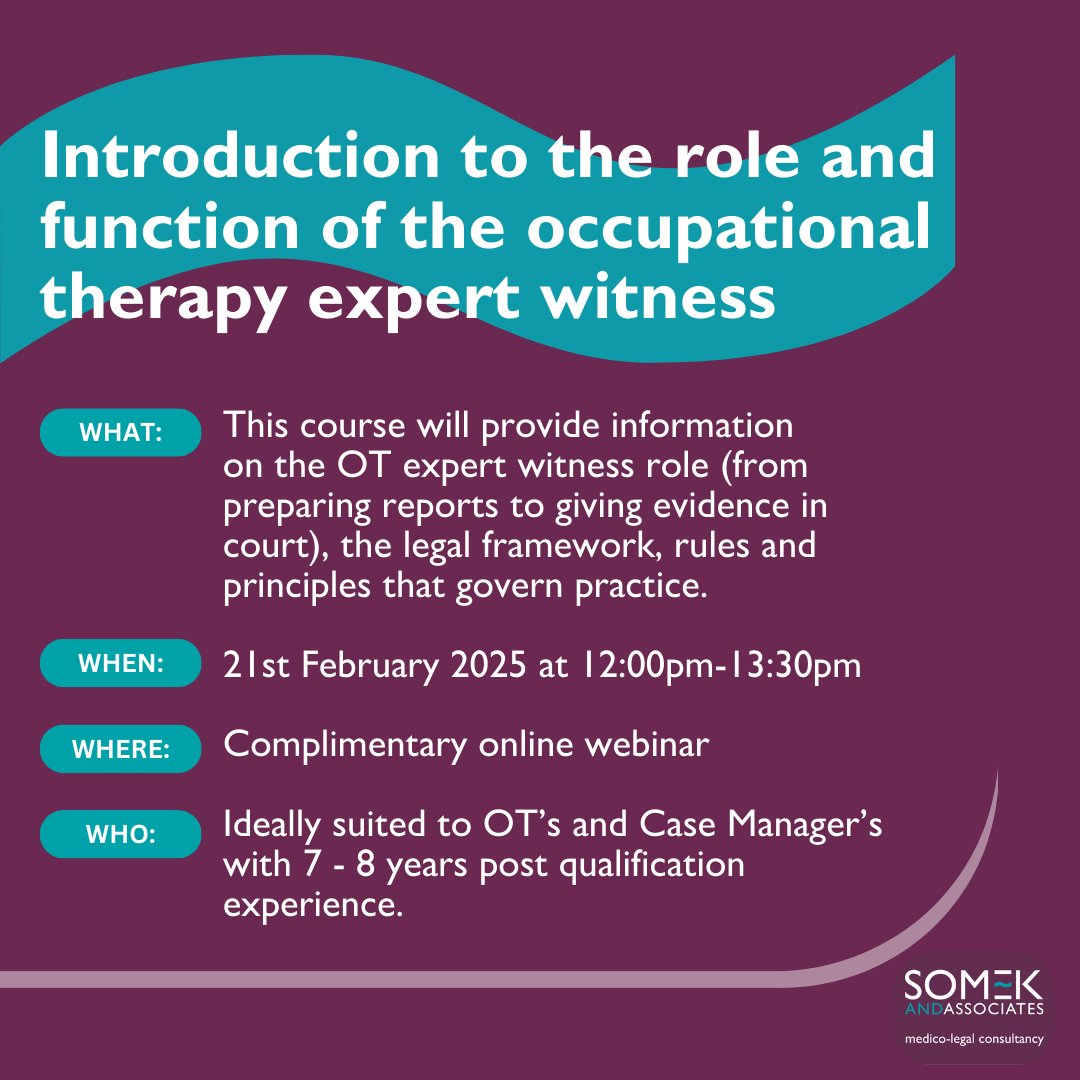 Somek&Associates (@somekassociates) on Twitter photo <a href="/SomekAssociates/">Somek&Associates</a> are hosting a webinar for OT's & Case Managers. If you are still practising clinically, we'd love to hear from you! Register via the booking link below to book your spot onto this session?!
us06web.zoom.us/meeting/regist…
#OccupationalTherapists #CaseManagers <a href="/SomekAssociates/">Somek&Associates</a> are hosting a webinar for OT's & Case Managers. If you are still practising clinically, we'd love to hear from you! Register via the booking link below to book your spot onto this session?!
us06web.zoom.us/meeting/regist…
#OccupationalTherapists #CaseManagers