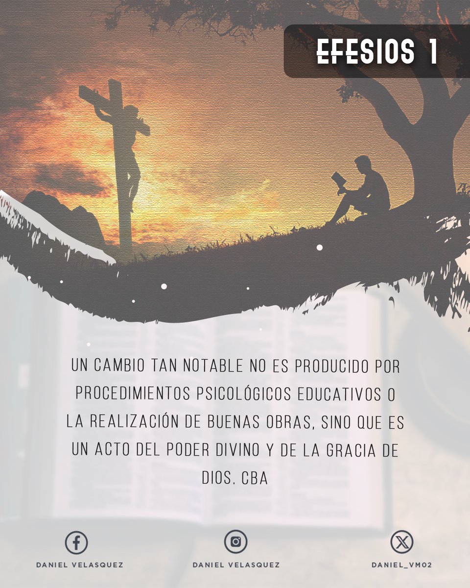 Daniel_VM02's tweet photo. RPSP #Efesios1
19 y cuál la supereminente grandeza de su poder para con nosotros los que creemos, según la operación del poder de su fuerza,
#RPSP #Efesios1
@adventistas_mlt https://t.co/MlqTjIJGaF