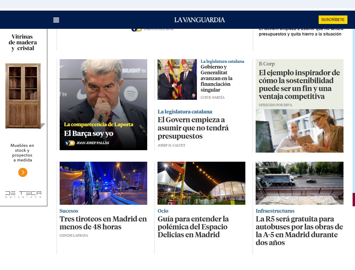 josepmcano's tweet photo. Quant fa que @lavanguardia digital és un diari de Madrid?? https://t.co/LiEKA2qYHZ