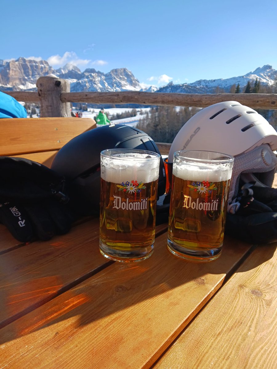 I have been remiss, it is #beeroclock hourly every day in the Dolomites