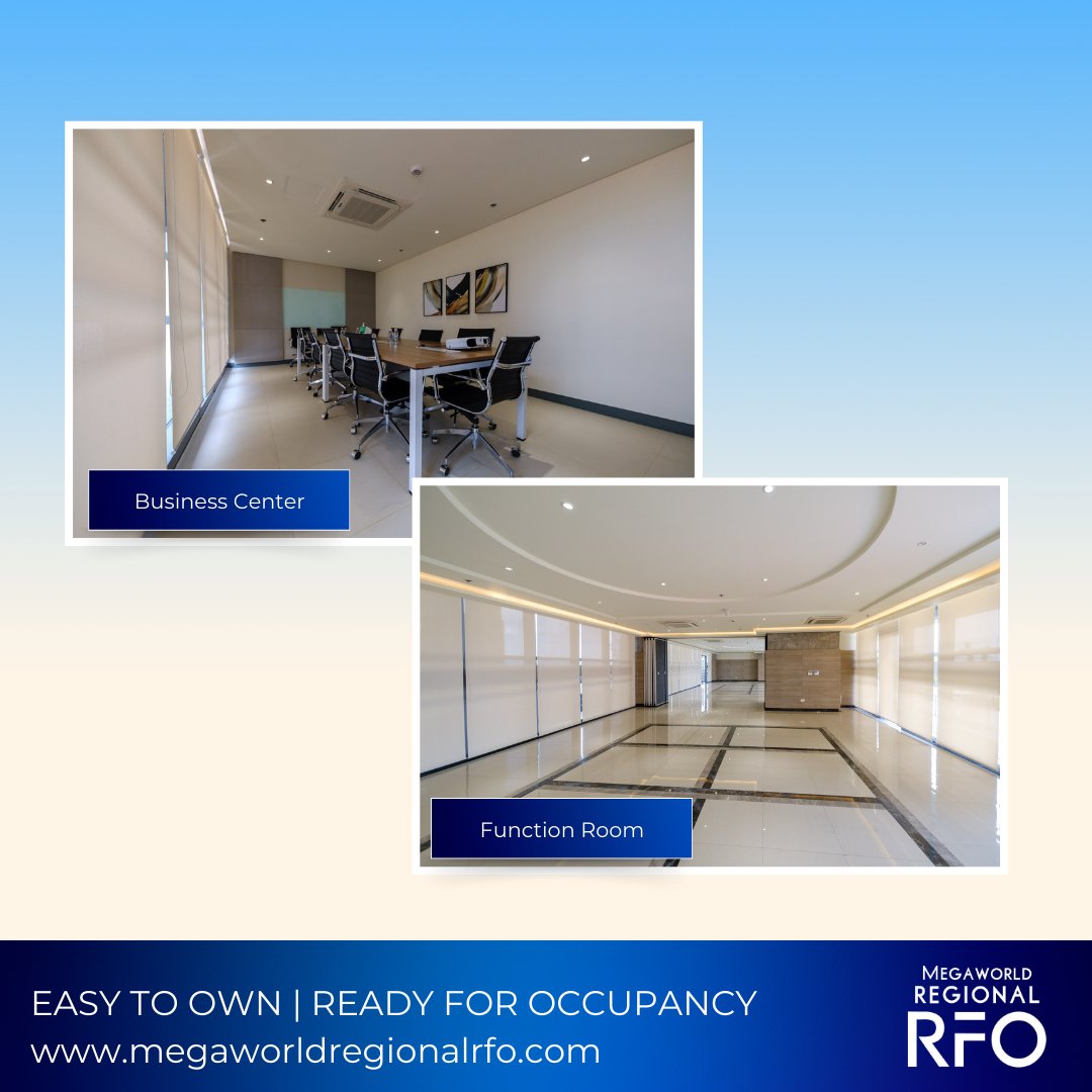 MWRegional_RFO's tweet photo. Discover a world of luxury right at your doorstep! 📷
From state-of-the-art fitness centers to serene outdoor spaces, our amenities are designed to elevate your lifestyle. Embrace comfort and convenience in every moment!
#MegaworldRegionalRFO #EastwoodGlobalPlaza #EasyToOwn https://t.co/ChdDitFoy7