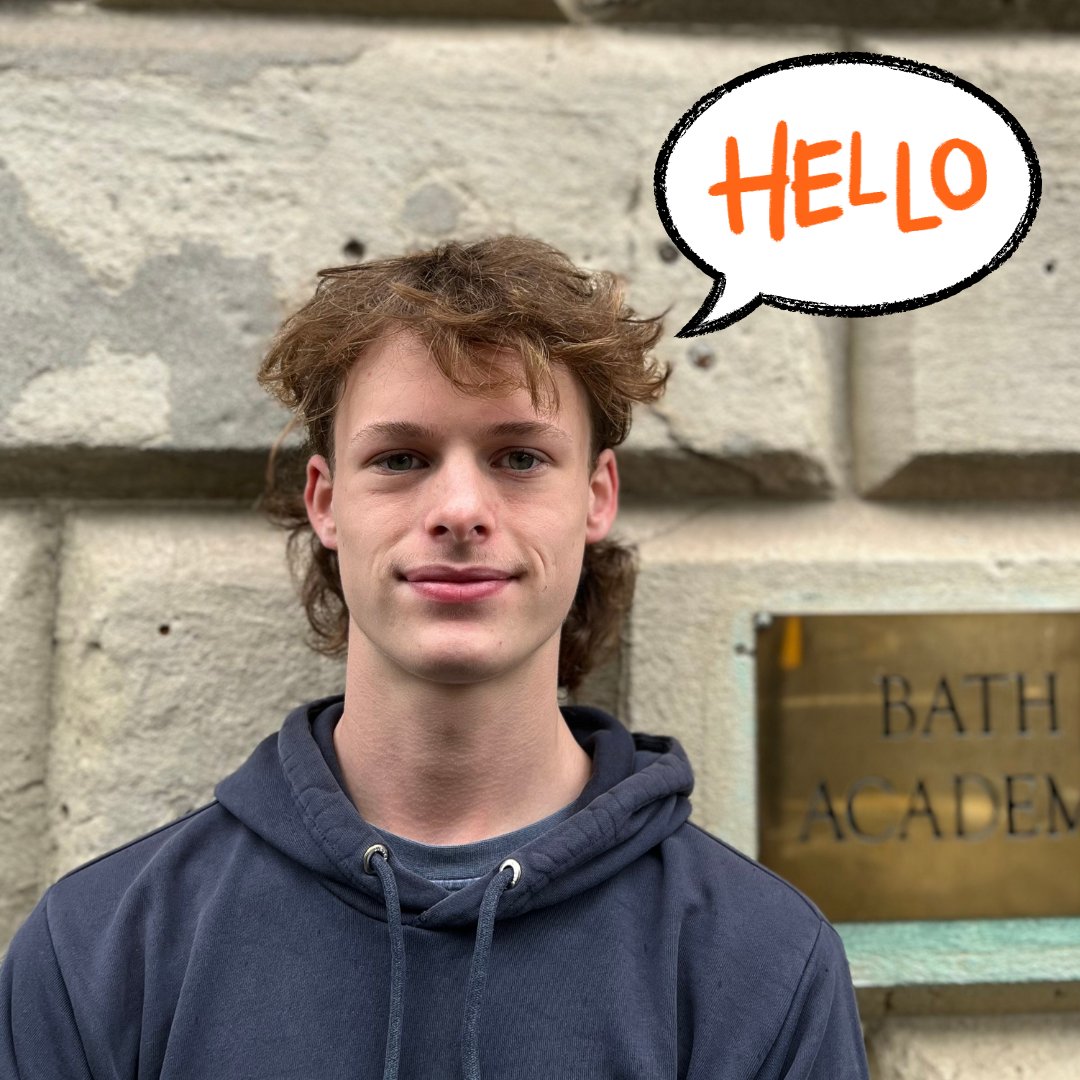BathAcademy's tweet image. It's time for another #WelcomeWednesday. Here's what our #studentrep Conrad enjoys about #BathAcademy - 

'I enjoy the small class sizes and I find the teaching engaging. It's always lovely to see (or make) friends in the common room and college cafe.' ☕